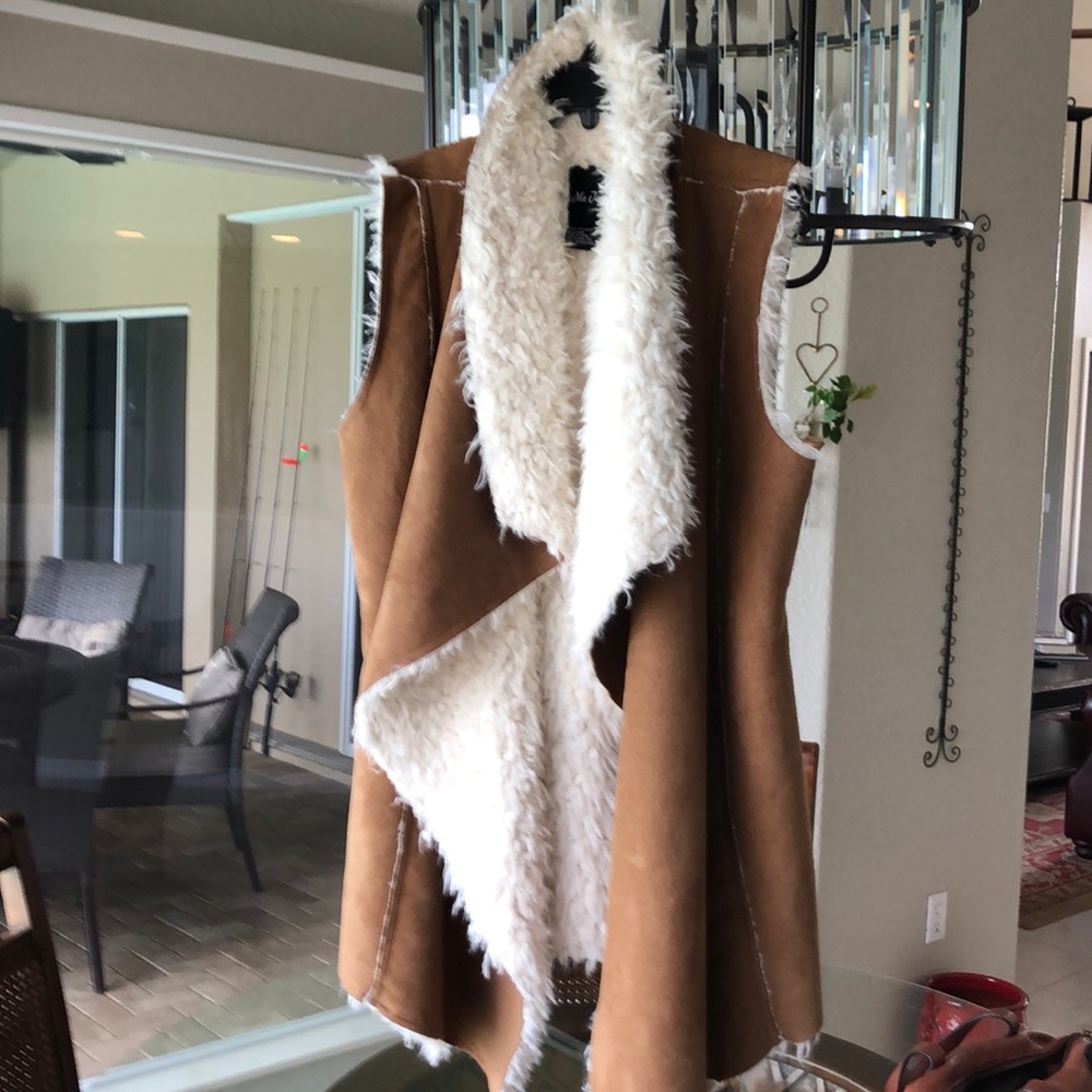 Faux Suede Vest